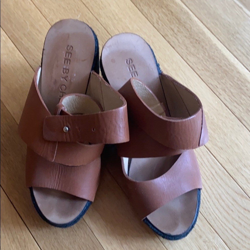 See by Chloe Espadrille wedge sandals